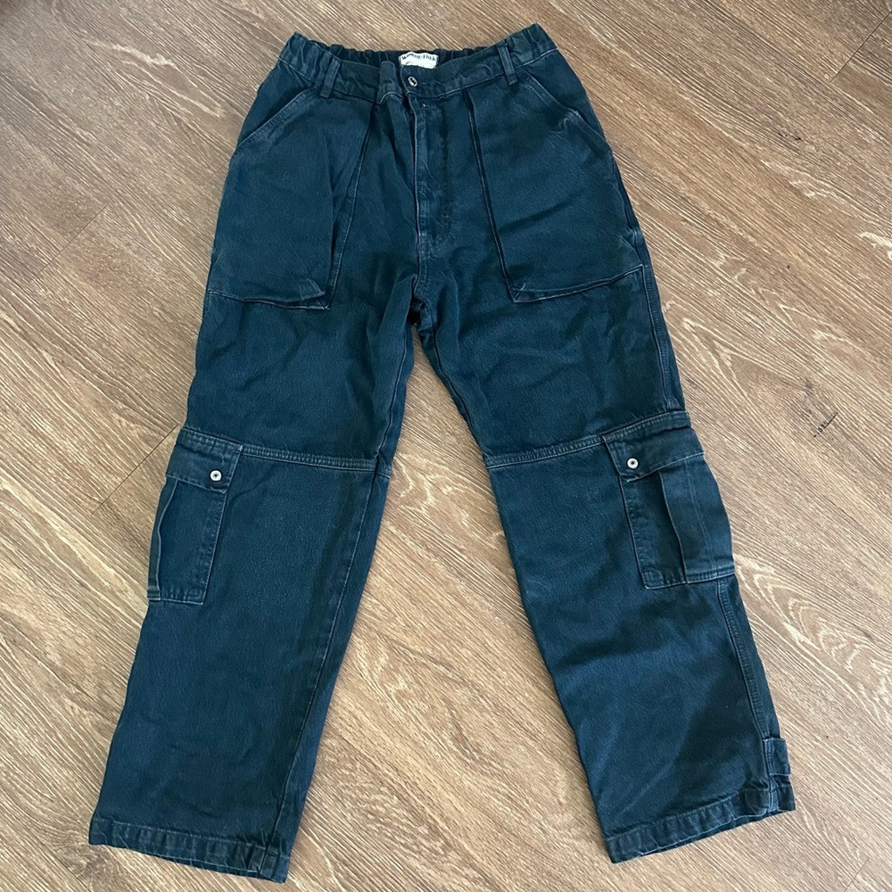 Free people baggy cargo jeans